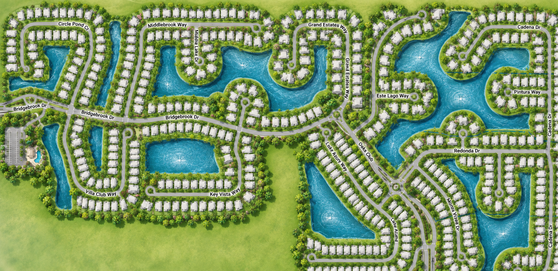 Real Estate the oaks community map