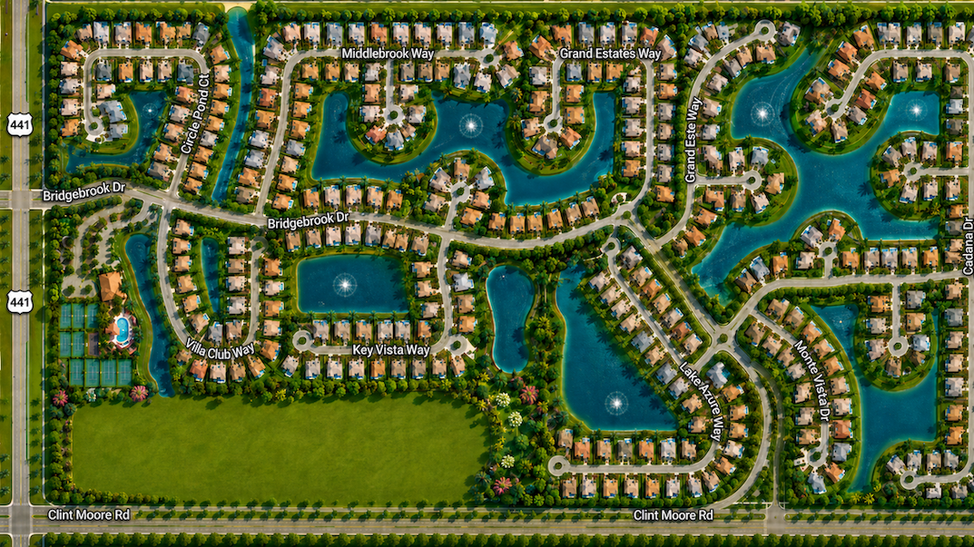 Real Estate the oaks community site map